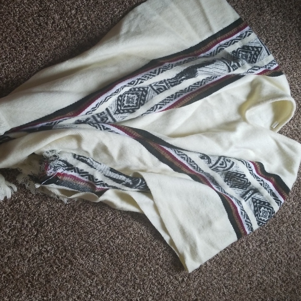 Handmade native american poncho